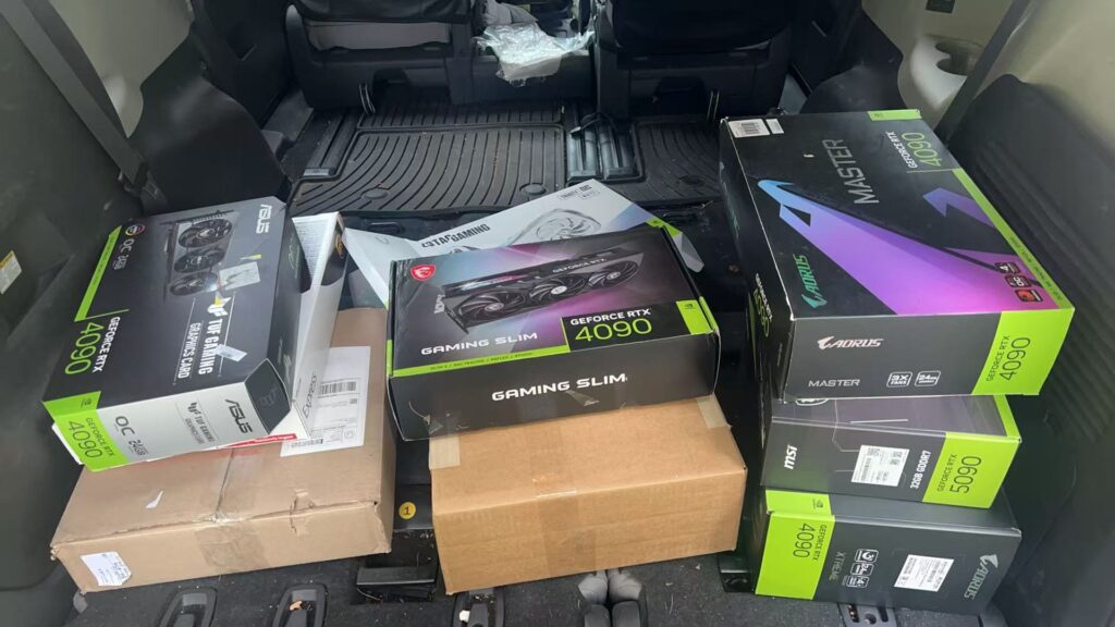 msi 4090 GPUs